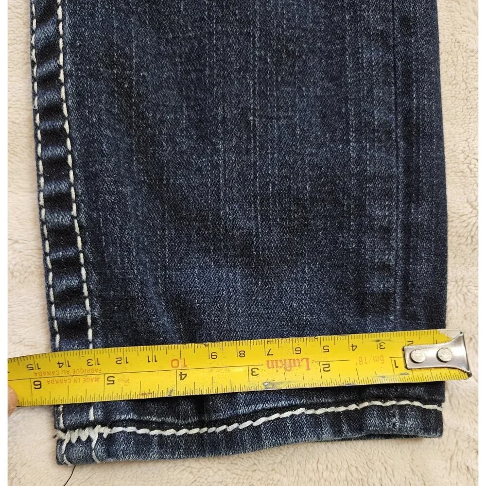 True Religion Julie Big T Women Skinny Stretch Dark Wash Jeans Size 25 USA - Picture 5 of 12